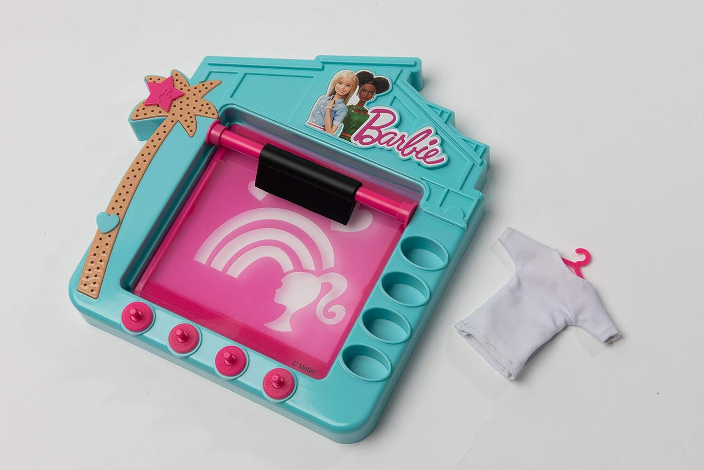 Estudio de impresión Barbie con muñeca | Kit de impresión inicial | Impresora de camisetas para niñas.