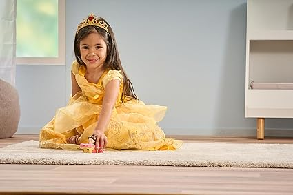 VTech Toot-Toot Drivers Carruagem Encantada da Cinderela, veículo oficial de simulação de princesa da Disney com luzes, frases e músicas, brinquedo interativo para crianças 12 meses, 2, 3, 4 Plus, versão em inglês