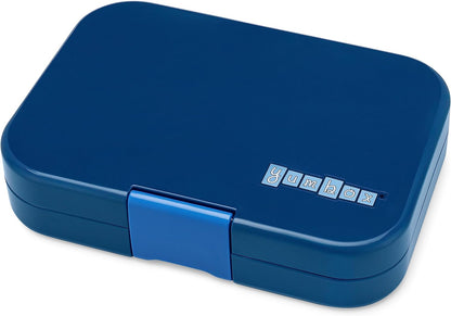 Yumbox yumbox Panino Recipiente de lancheira Bento à prova de vazamentos para crianças e adultos (Monte Carlo Blue (bandeja para carros de corrida))