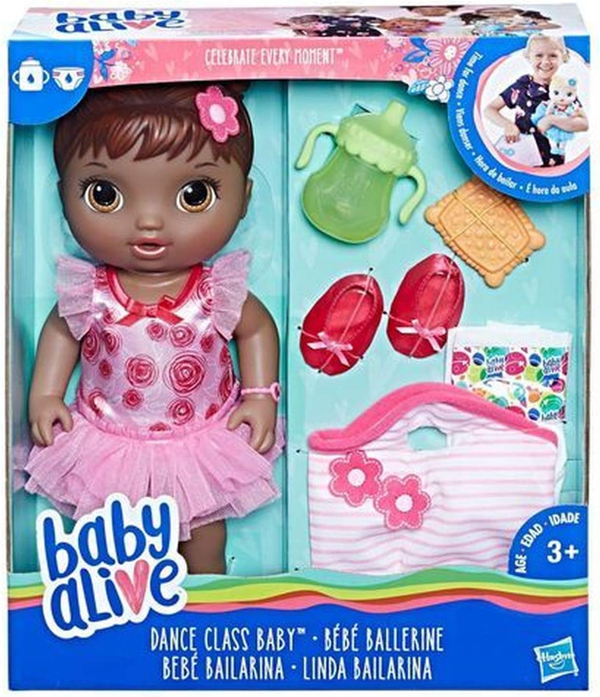 Clase de Baile Baby Alive Exclusiva Baby Black Hair