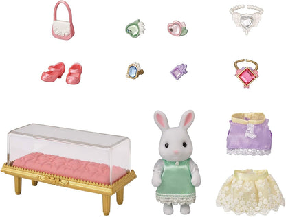 Sylvanian Families Conjunto de moda - Coleção de joias e pedras preciosas - brinquedo de casa de bonecas 5647