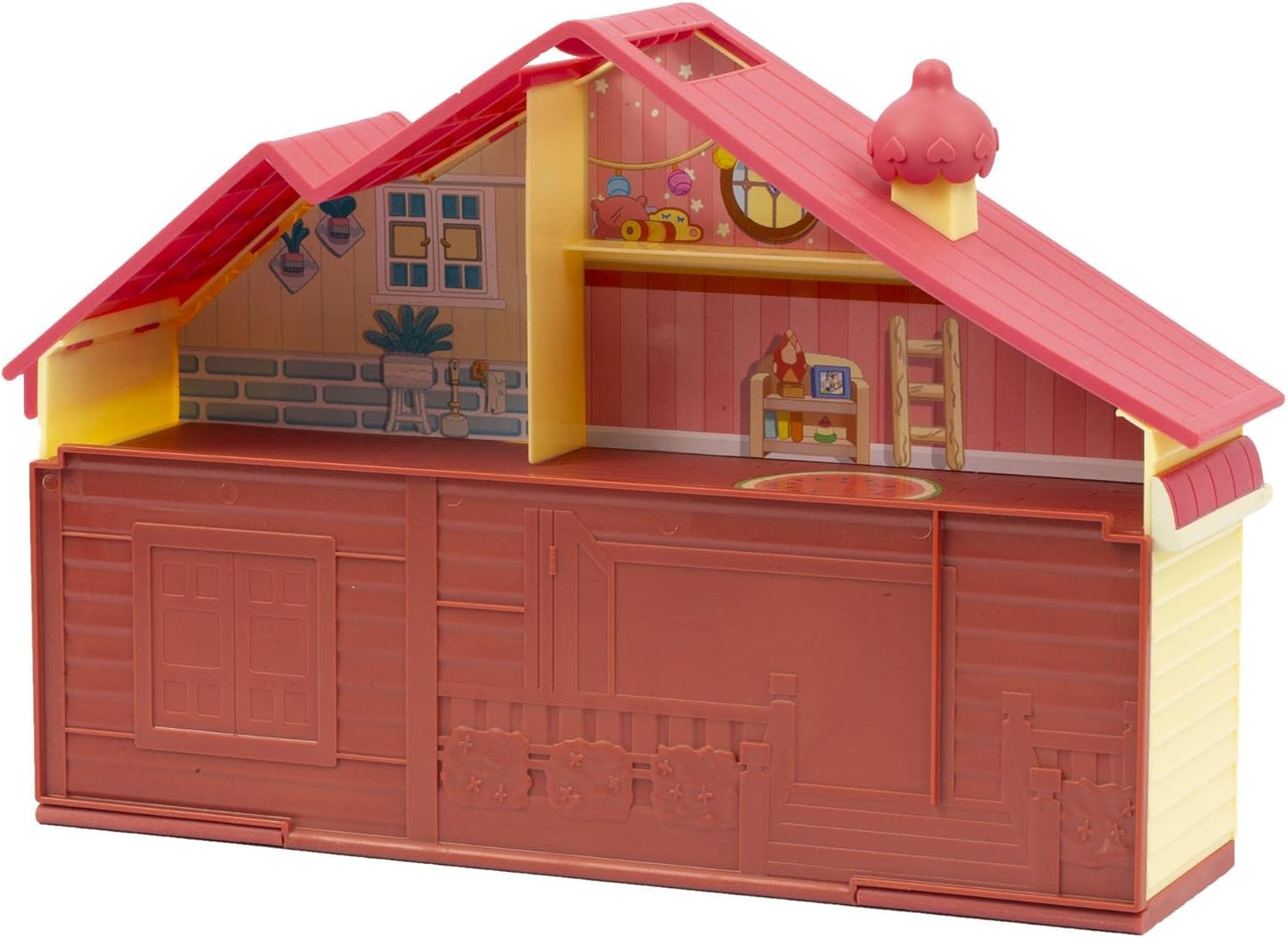 Giochi Preziosi  Bluey - Conjunto de Personagens Casa de Dois Andares com Cozinha Sala Quarto e Banheiro Totalmente Mobiliado; para crianças a partir dos 3 anos, BLY04010