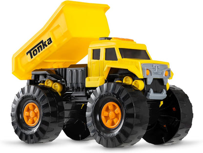 Tonka Mega Machines, caminhão basculante, brinquedos de presente de construção infantil para meninos e meninas, conjunto de veículos de construção para crianças, adequado para crianças de 3 anos ou mais