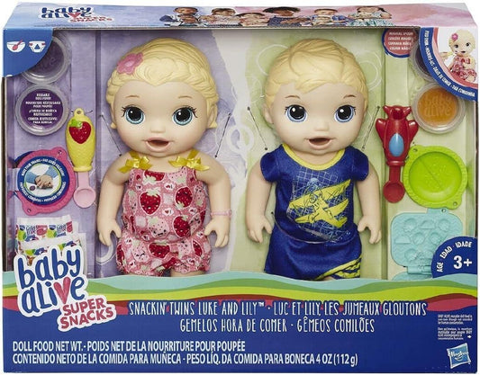 Baby Alive Lanche dos Gêmeos Luke e Lily