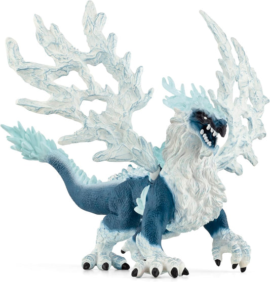 Schleich 70790 ELDRADOR CREATURES Estatueta de dragão de gelo para maiores de 7 anos