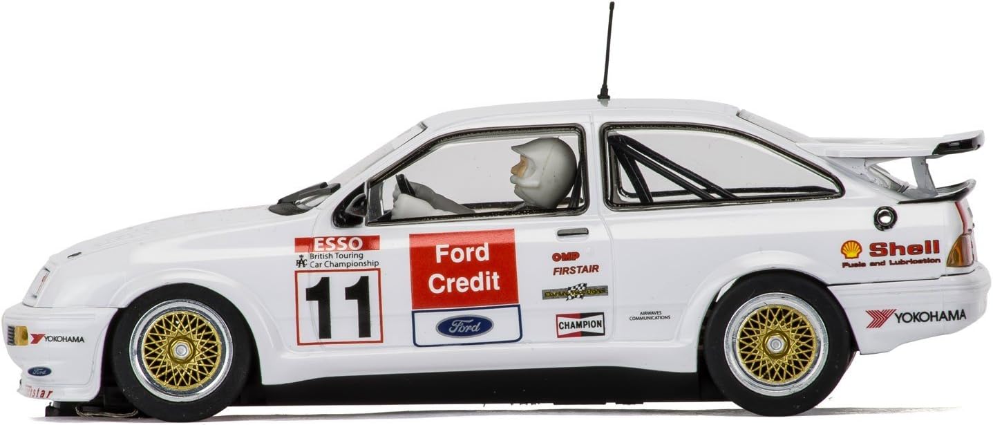 Scalextric C3781 Robb Gravatt Ford BTCC Sierra RS500-Robb Gravett, Brands Hatch 1990" Carro