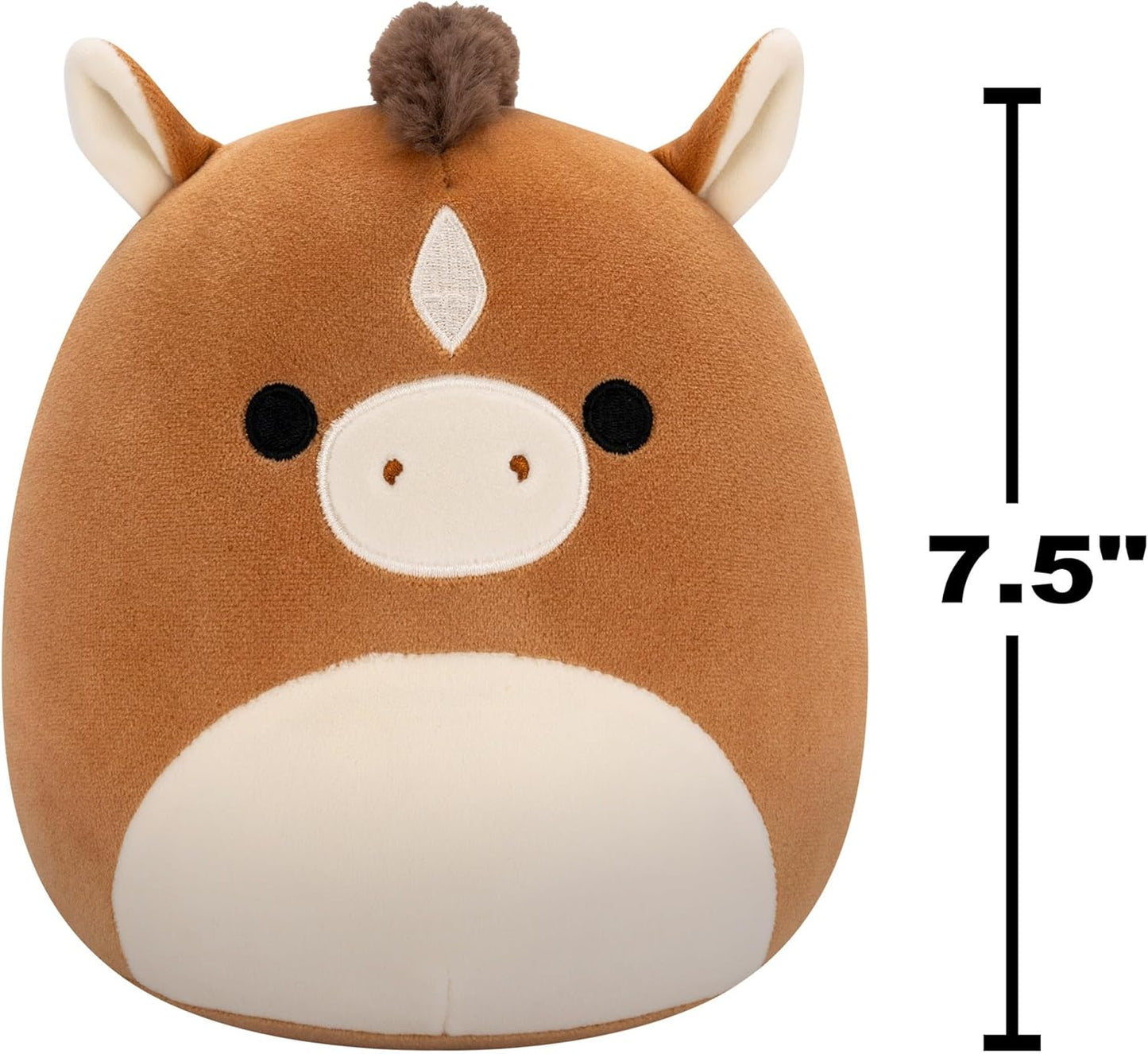 Squishmallows Original de 7,5 polegadas Philip, o Cavalo Marrom