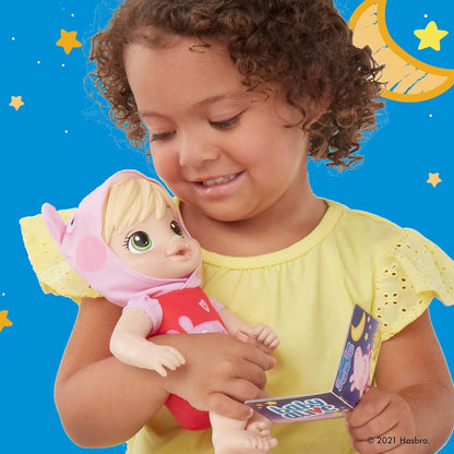 Boneca Baby Alive Peppa, Boa Noite, Brinquedo Peppa Pig, Primeira Boneca, Corpo Macio, para 2 Anos, Loira (F2387)