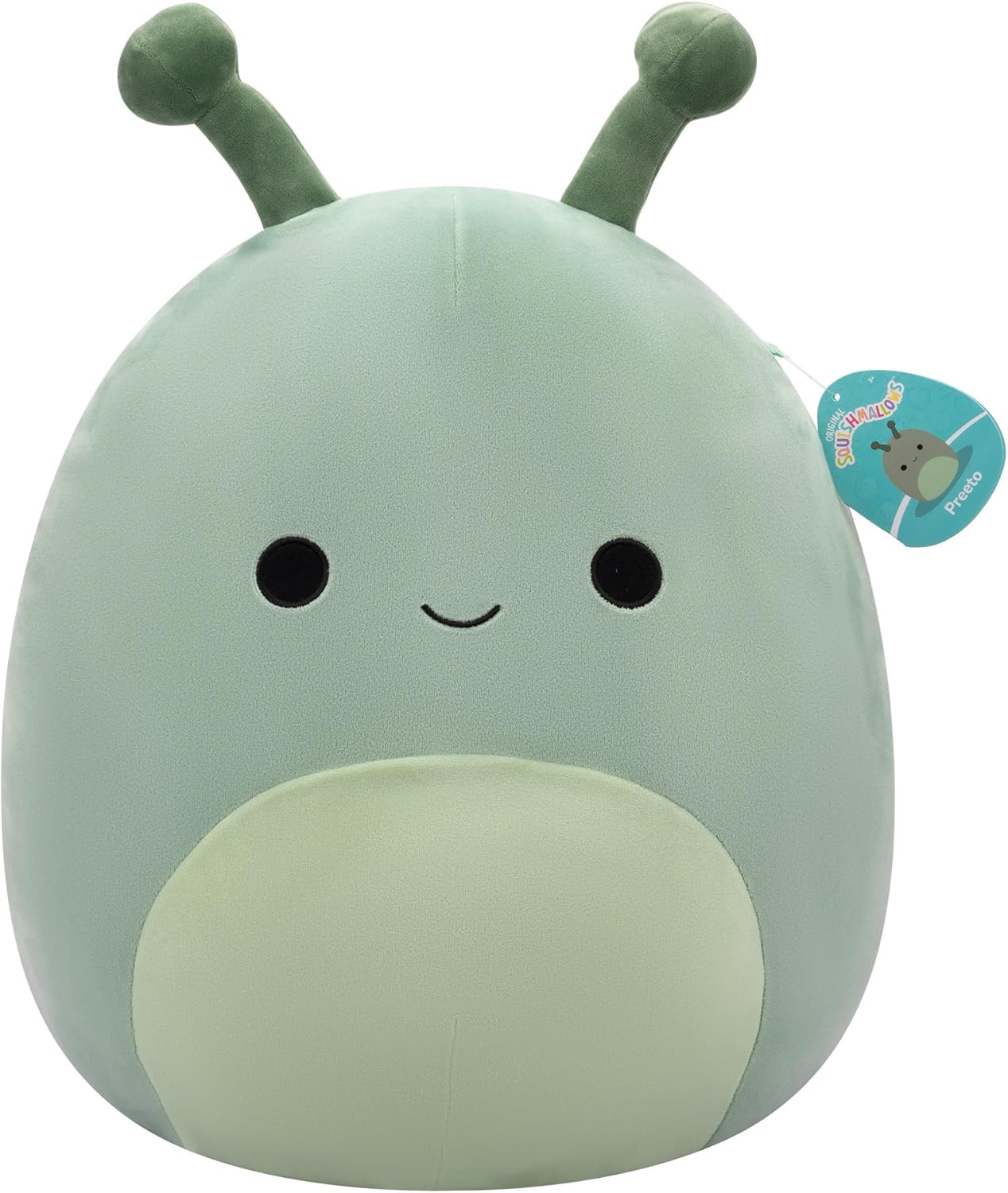 Squishmallows Original 16 Polegadas - Preeto a Lesma Verde Oliva