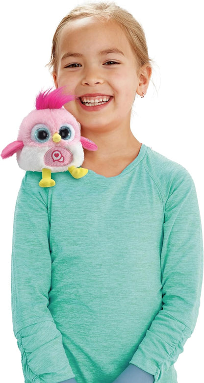 VTech LoLibirds, brinquedo interativo para passarinhos com respostas engraçadas, olhos que mudam de cor, música e sons, fica no seu ombro, presente para crianças de 4, 5, 6 anos ou mais, azul, versão em inglês