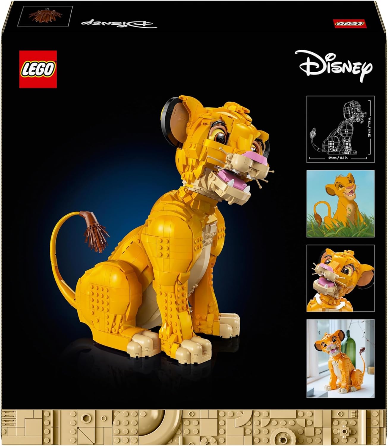 LEGO 43247 Disney Young Simba, o Rei Leão