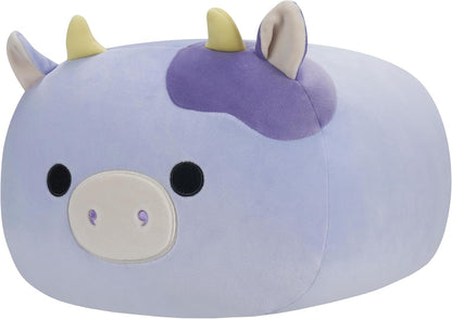 SQCR04185 Malvaviscos de vaca Bubba-Purple Apilable 12 pulgadas Ultrasoft Oficial Kelly Tamaño mediano Peluche