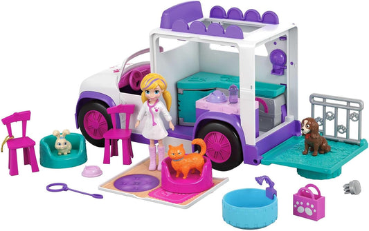 Polly Pocket Cuddle 'n' Care Veterinário Móvel