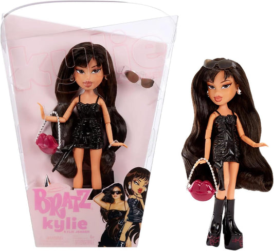 Bratz x Kylie Jenner - Day Fashion Doll - Boneca colecionável com roupa diurna, acessórios e pôster - Para crianças e colecionadores com mais de 6 anos