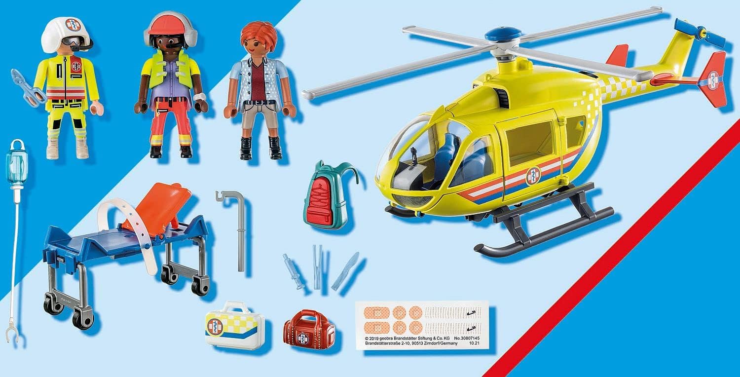 Playmobil city life store helicopter