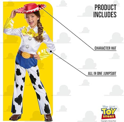 DISGUISE  Fantasia oficial de luxo Jessie Toy Story da Disney para crianças, fantasia de vaqueira, roupa de Toy Story Jessie Cow Girl, fantasias do Dia Mundial do Livro para meninas