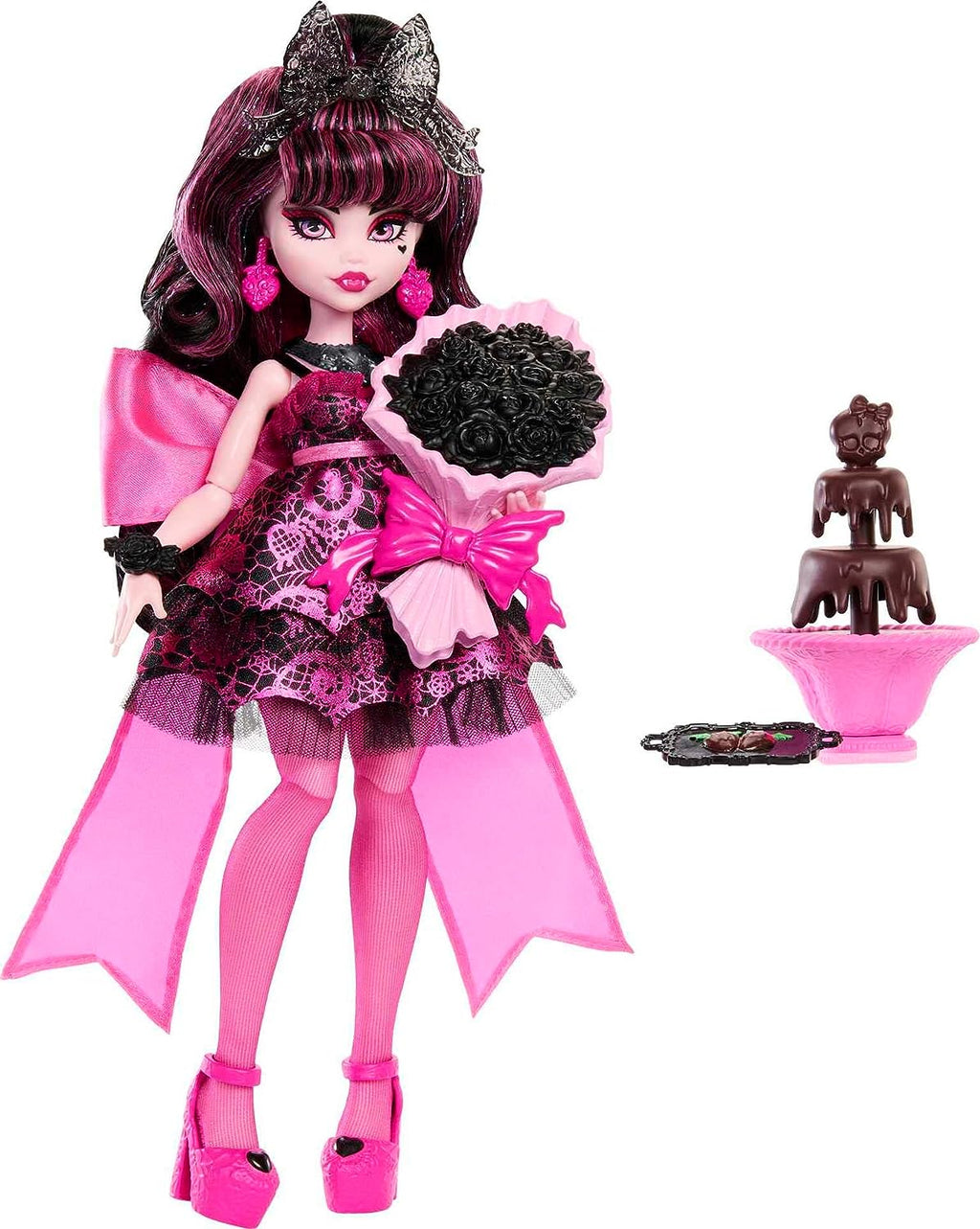 Boneca de Papel com vestidos Monster High - Draculaura - Brinquedos de Papel