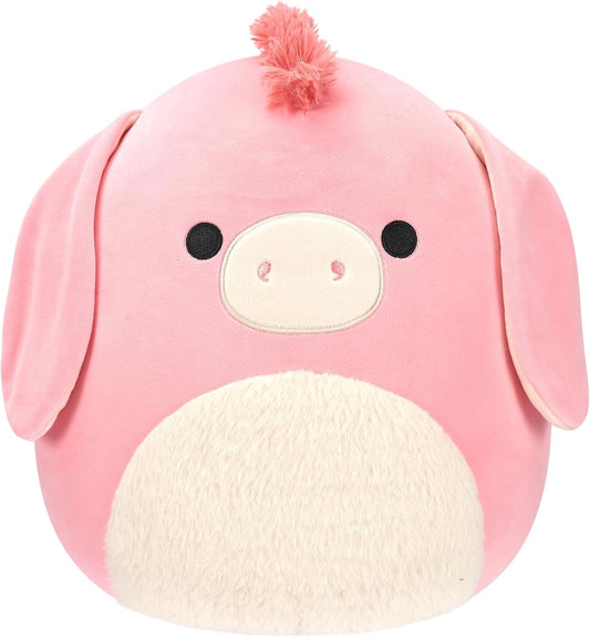 Squishmallows SQCR05498 20 polegadas-Maudie The Pink Donkey, multicolor