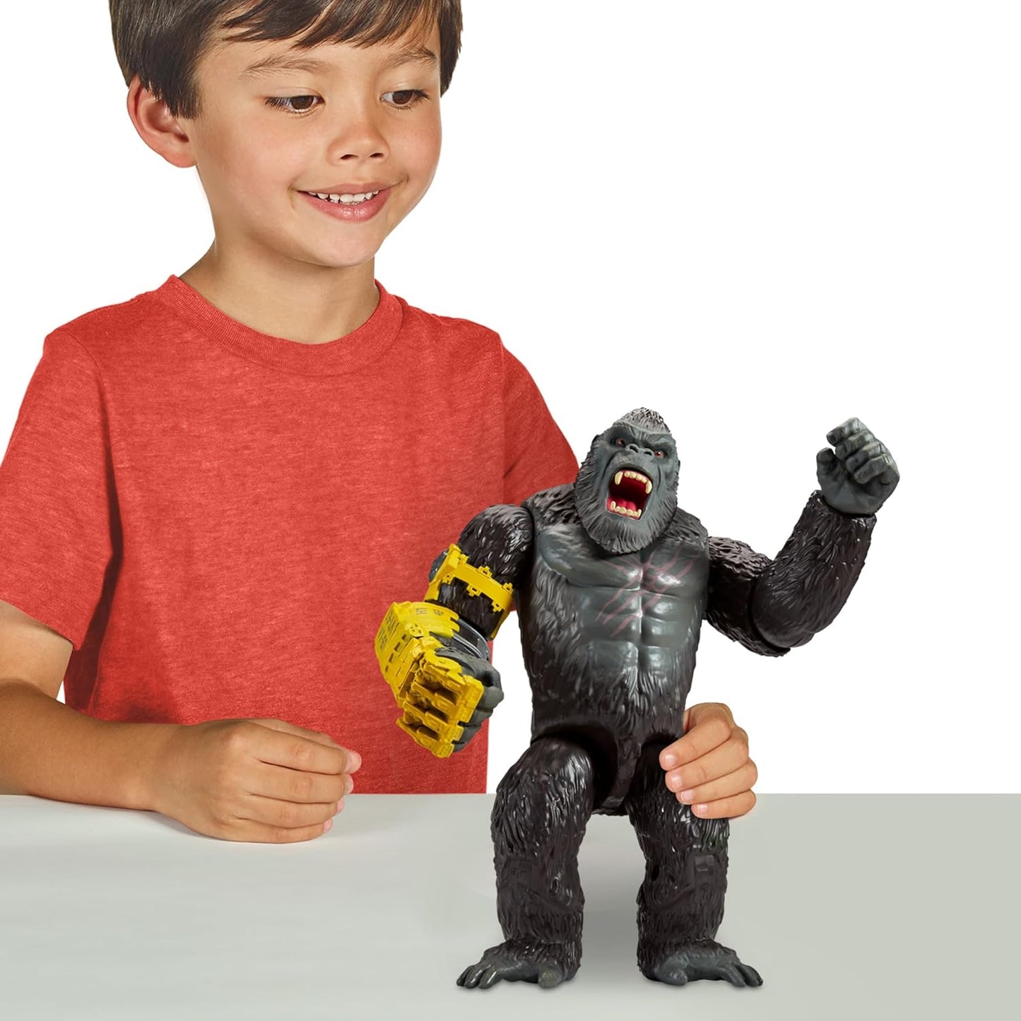 Godzilla x Kong: The New Empire, brinquedo de boneco de ação Kong gigante de 11 polegadas, personagem icônico do filme colecionável, embalagem de edição limitada inspirada na paisagem da terra oca, adequado para maiores de 4 anos