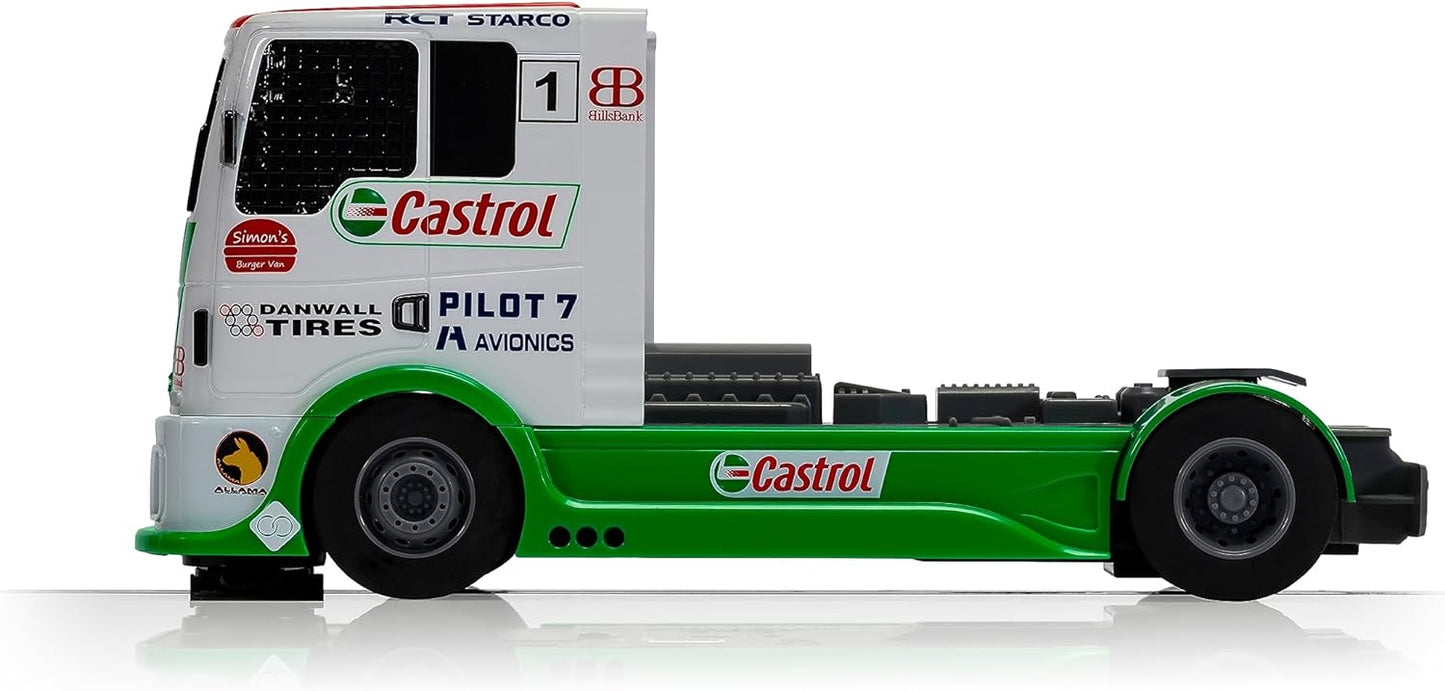 Scalextric C4156 Racing Truck - Carro Vermelho, Verde e Branco - Campeão Mundial Esportivo/Endurance