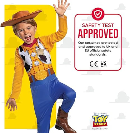 DISGUISE A fantasia clássica oficial de Woody da Disney para crianças inclui chapéu de Woody, fantasia de cowboy infantil, roupa de fantasia de Woody, fantasia de Toy Story, fantasias do Dia Mundial do Livro para meninos