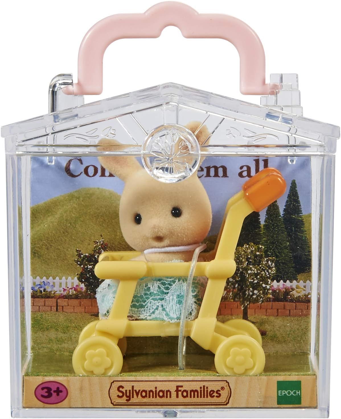 Sylvanian Families Bolsa para transporte de bebê (coelho no carrinho)