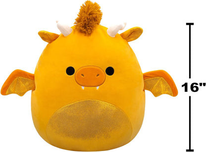 Squishmallows Original 16 Polegadas - Senhor, o Dragão Dourado