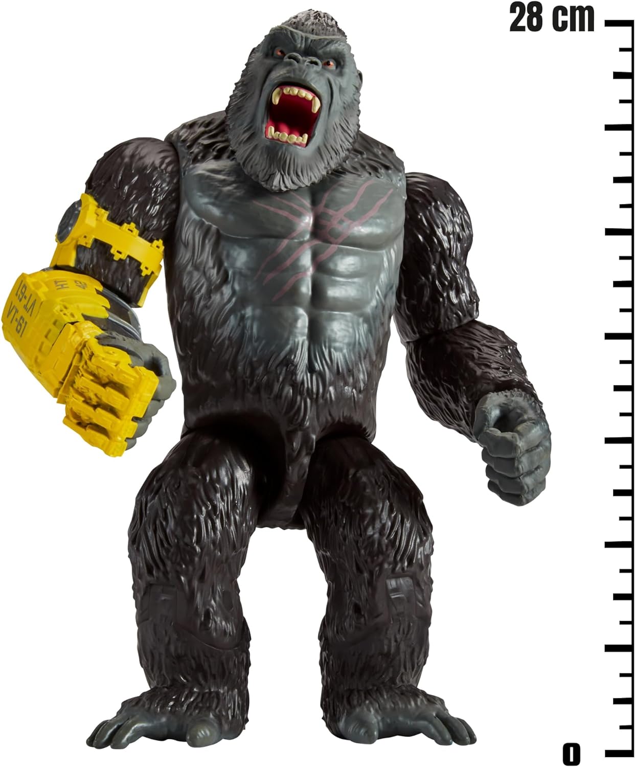 Godzilla x Kong: The New Empire, brinquedo de boneco de ação Kong gigante de 11 polegadas, personagem icônico do filme colecionável, embalagem de edição limitada inspirada na paisagem da terra oca, adequado para maiores de 4 anos