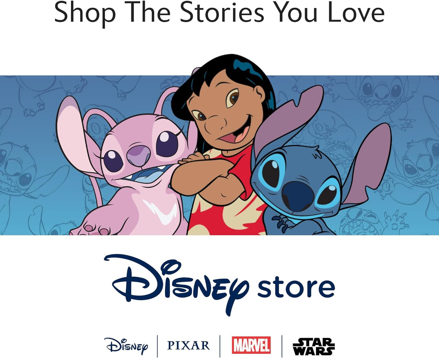 Juego de figuras de lujo de 6 piezas de Lilo y Stitch oficial de Disney Store, figuras de juguete de personajes moldeados que incluyen Lilo, Stitch y Ángel, presenta ilustraciones coloridas y detalladas, adecuado para mayores de 3 años