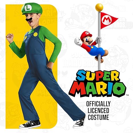 DISGUISE  Traje clássico do Nintendo Boy (pacote com 1)