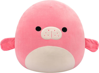 Squishmallows Original 16 Polegadas - Morlai, o Peixe-boi Coral