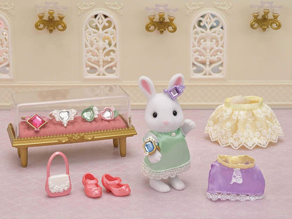 Sylvanian Families Conjunto de moda - Coleção de joias e pedras preciosas - brinquedo de casa de bonecas 5647