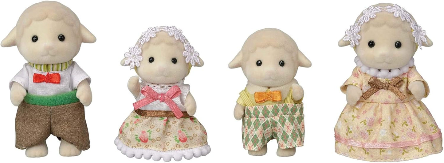 Sylvanian Families Família de ovelhas - conjunto de casa de bonecas 5619