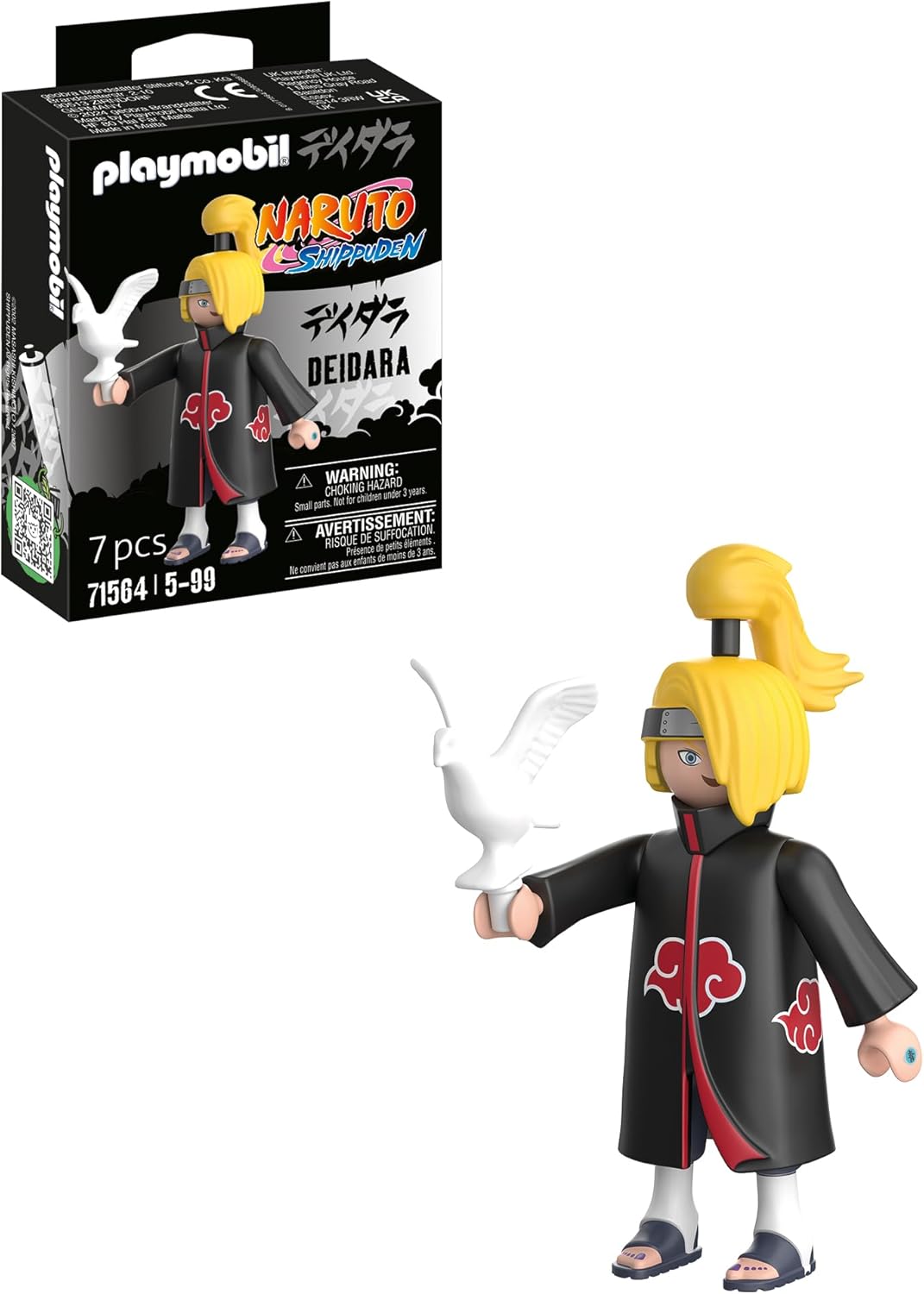 PLAYMOBIL Naruto Shippuden 71564 Deidara Acessórios detalhados, maiores de 5 anos