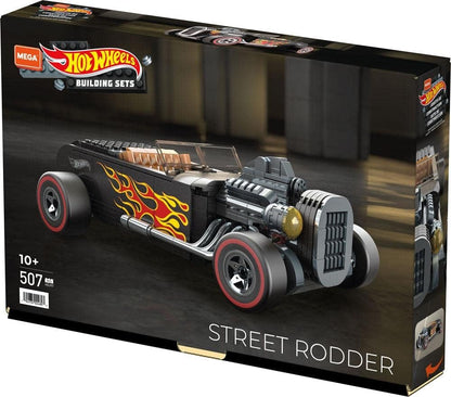 Mega Construx Hot Wheels Street Rodder Construction Set, brinquedos de construção para crianças e colecionadores