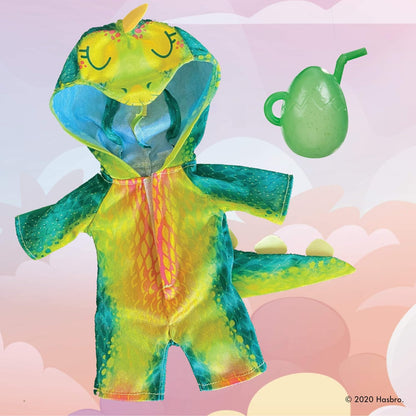 Muñeca Baby Alive Dino Cuties, estegosaurio, accesorios para muñecas, bebidas, salsas, juguete de dinosaurio estegosaurio para niños a partir de 3 años, cabello castaño