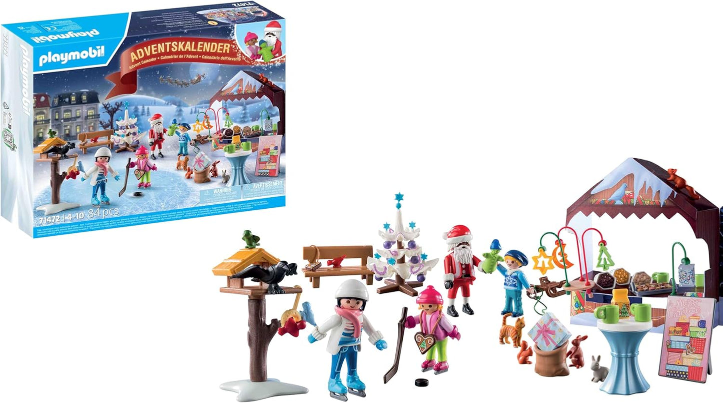 Playmobil Calendário do Advento 71472: uma viagem ao mercado de Natal