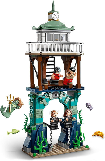 LEGO Torneio Tribruxo Harry Potter: O Lago Negro, Cálice de Fogo Conjunto de brinquedos de construção para crianças, meninos e meninas com modelo de barco e 5 minifiguras 76420