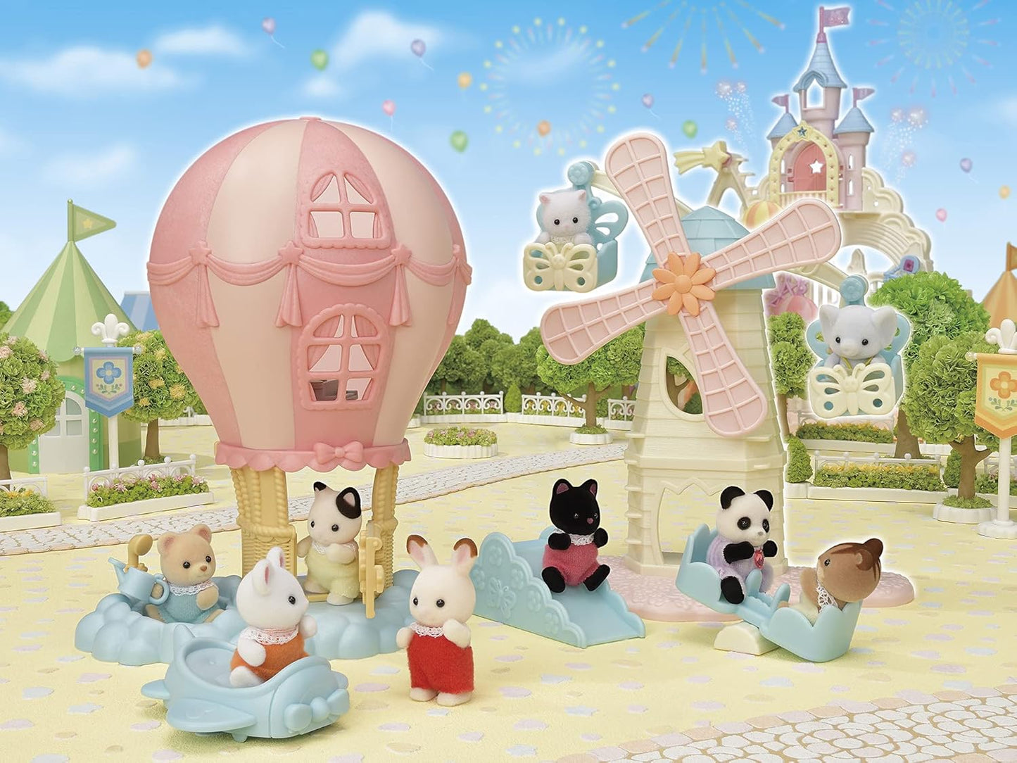 Sylvanian Families Baby Balloon Playhouse - conjunto de casa de bonecas