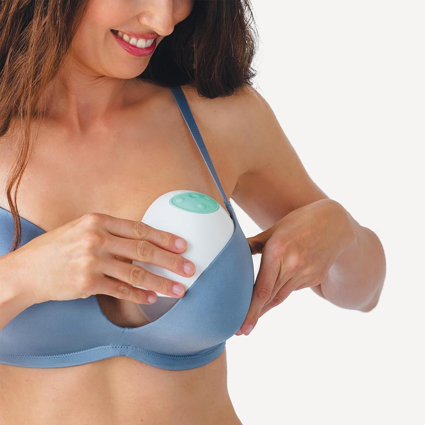 MAM Move Wearable Move Extractor de leche portátil, extractor de leche manos libres, artículos esenciales para recién nacidos