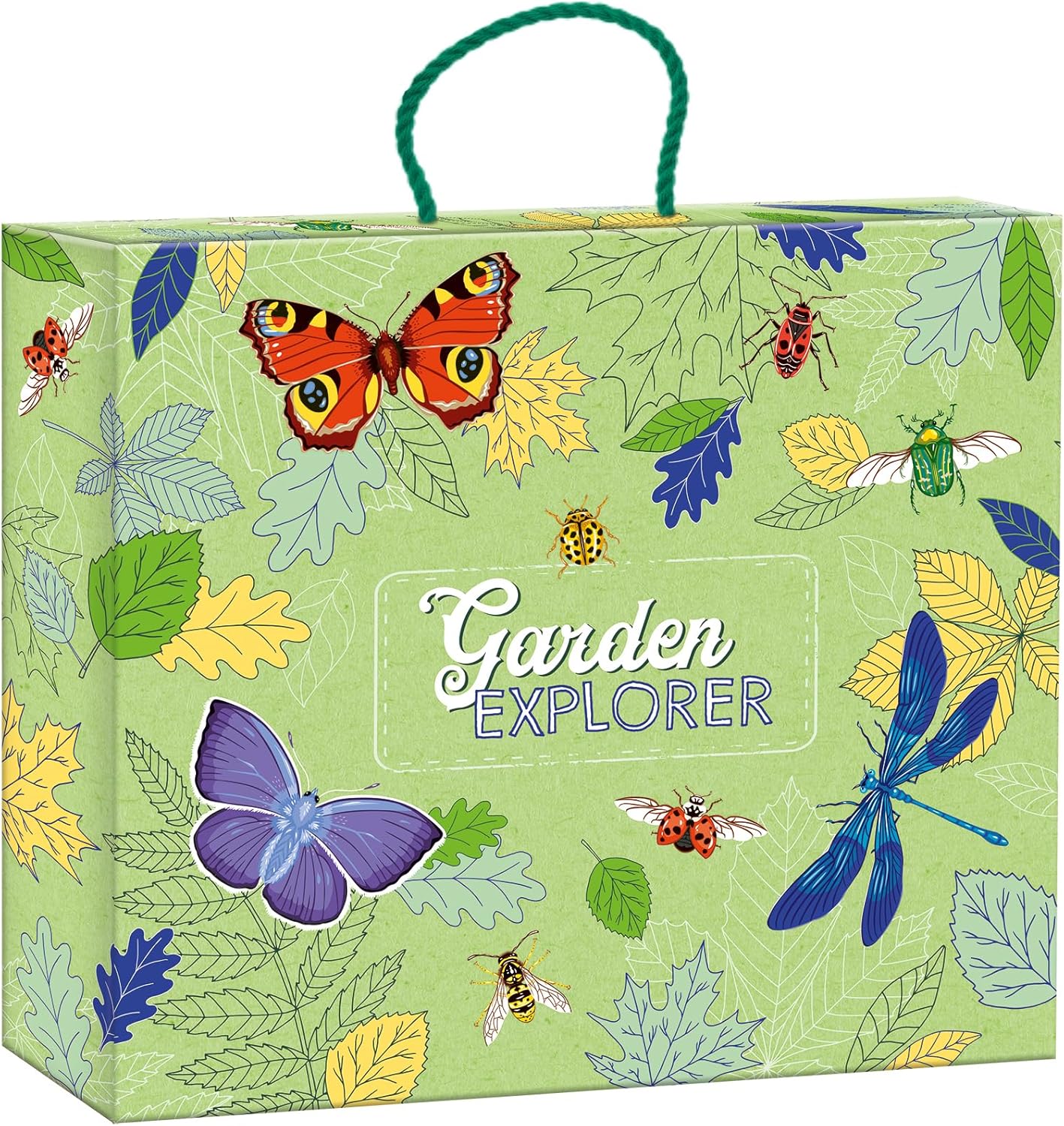 Janod - Garden Explorer - Pasta Explorer - Kit de artes e ofícios - 6 atividades diferentes - Atividade artesanal infantil - Nova coleção - Brinquedo para maiores de 6 anos,