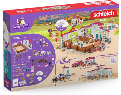 Schleich 42639 Picadeiro Peppertree, a partir de 5 anos, HORSE CLUB - Playset, 179 peças