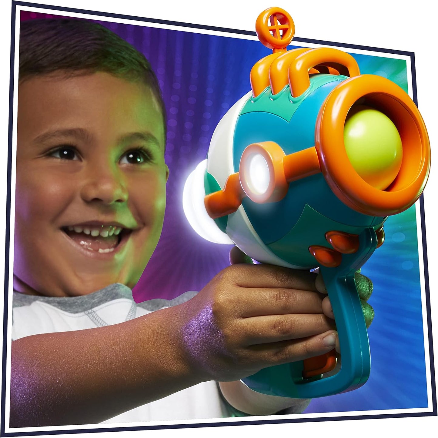 PJ Masks Romeo Blaster Brinquedo pré-escolar, lançador de bolas de plástico fácil de usar para crianças de 3 anos ou mais