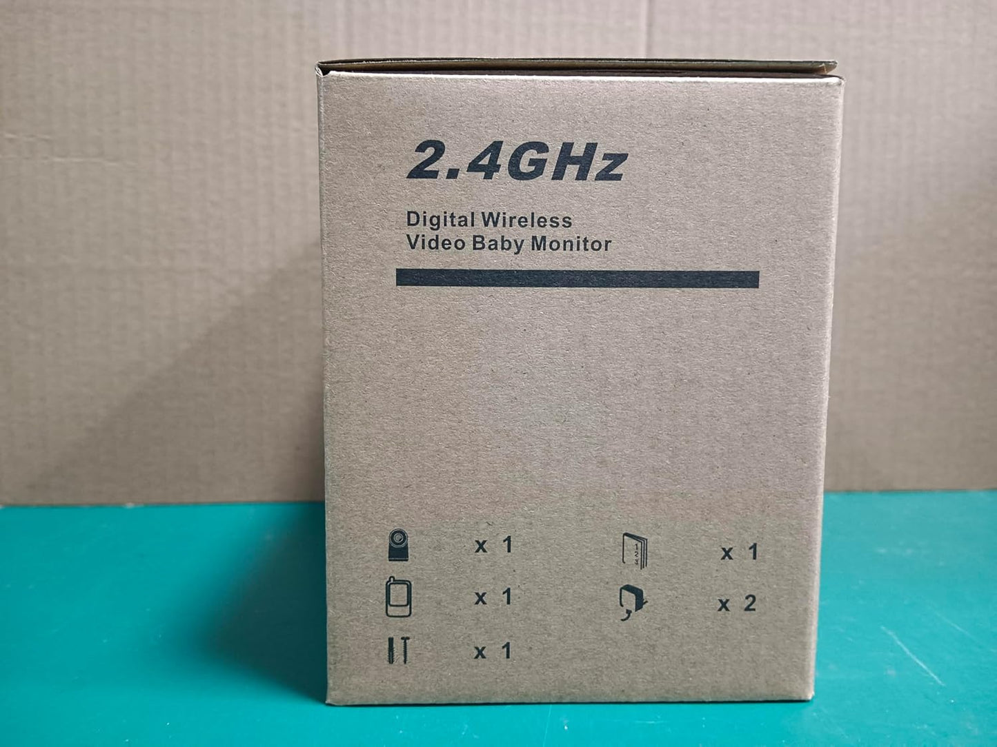 HelloBaby Monitor de bebê, bateria com duração de 29 horas, monitor de bebê com câmera e visão noturna, sem Wi-Fi, câmera remota Pan Tilt de 355 °/120 ° Zoom 2x, modo ECO, exibição de tempo, conversa bidirecional, até 1000 pés, temperatura