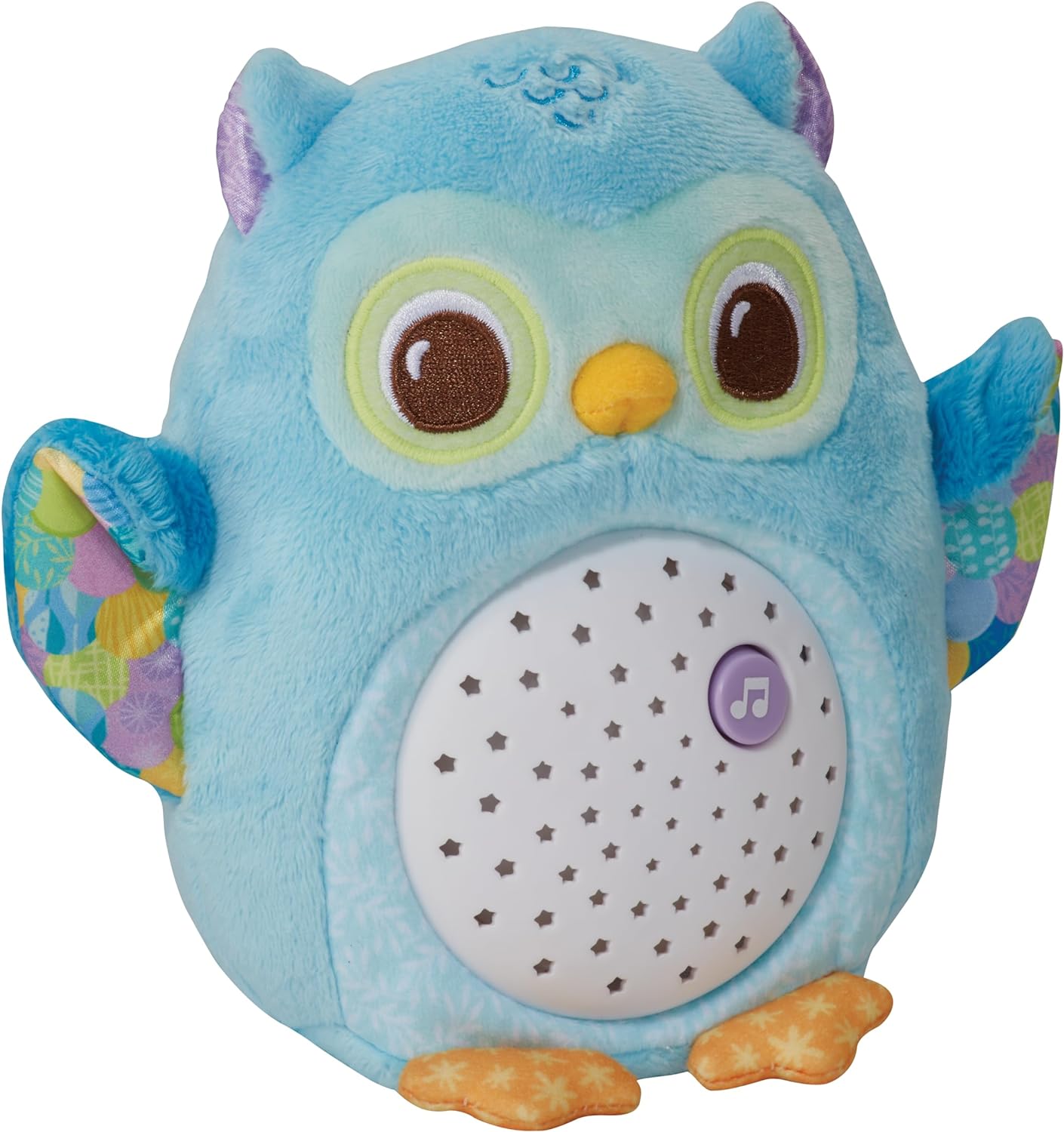 VTech Baby Twinkle Lights Owl, brinquedo calmante para bebês com sons da natureza, ruído branco, melodias e músicas, presente para bebês de 0, 3, 6, 9 meses +, versão em inglês