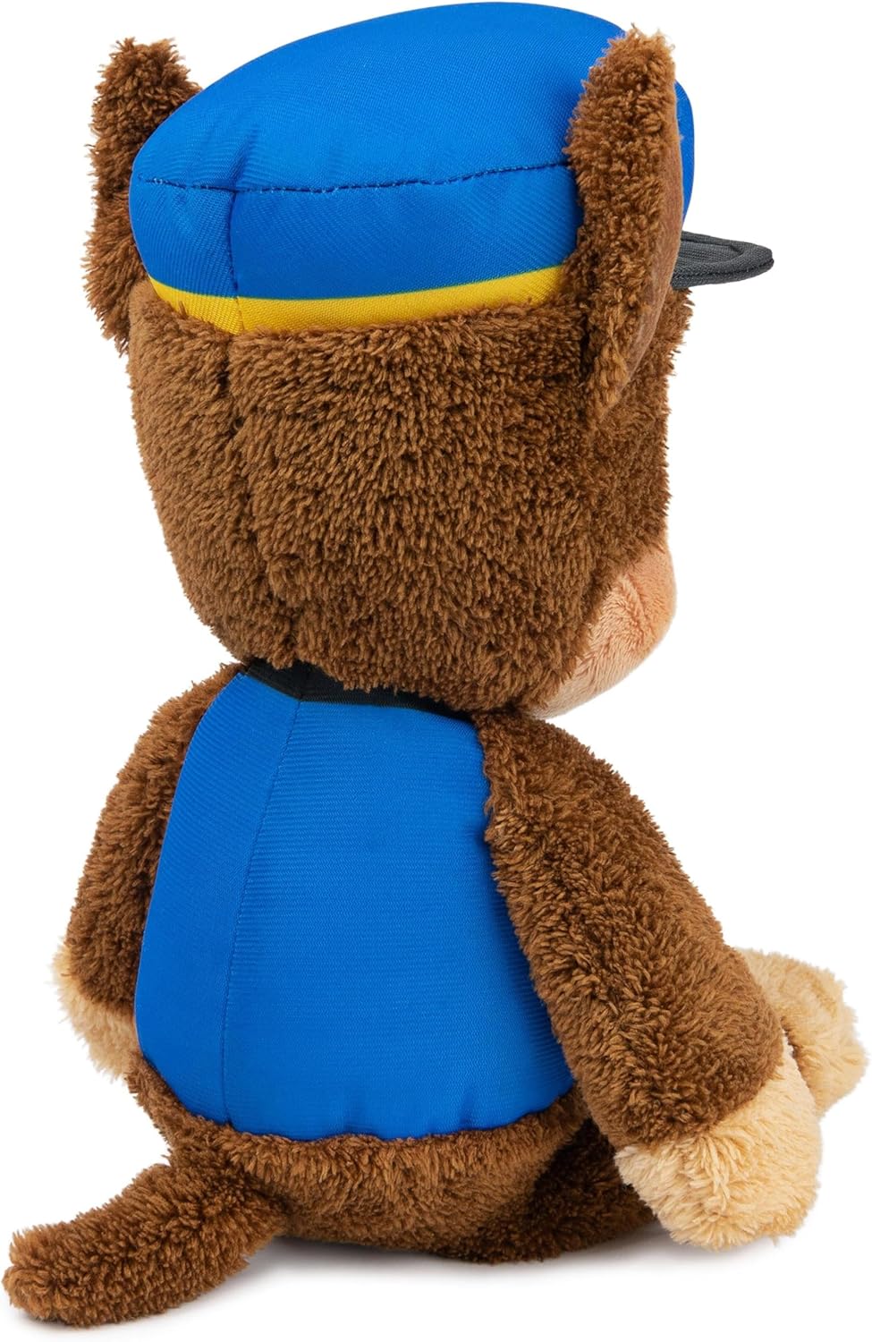 PAW Patrol GUND Juguete de peluche oficial Chase Take-Along Buddy, animal de peluche premium para edades 1+, azul/marrón, 13.5"