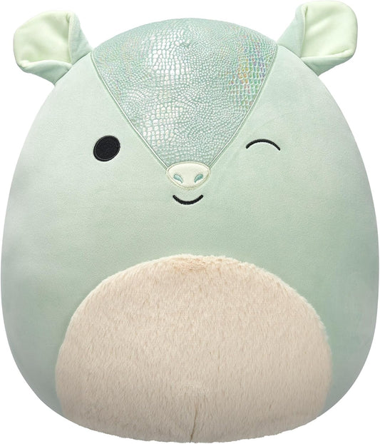 Squishmallows Original 16 Polegadas - Arilla, o Tatu Verde