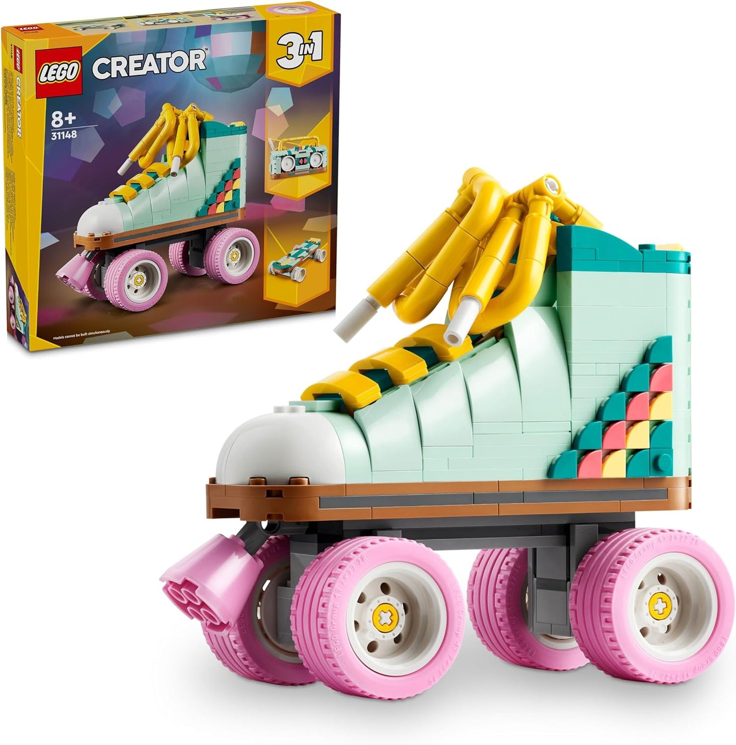 LEGO Criador 3 em 1 animais selvagens de safari, brinquedo de girafa para figuras de gazela para modelo de leão, conjunto para crianças, meninas e meninos de 9 anos ou mais, inclui flamingo e borboleta, presentes da natureza