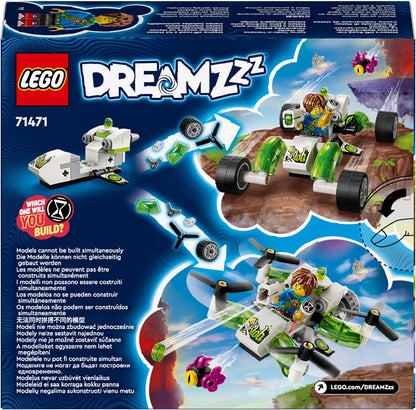 LEGO DREAMZzz Brinquedo de carro off-road de Mateo, conjunto de modelo de veículo para crianças, meninos e meninas construir um buggy ou helicóptero, inclui Mateo uma minifigura mais Z-Blob, brinquedos de construção colecionáveis 71471