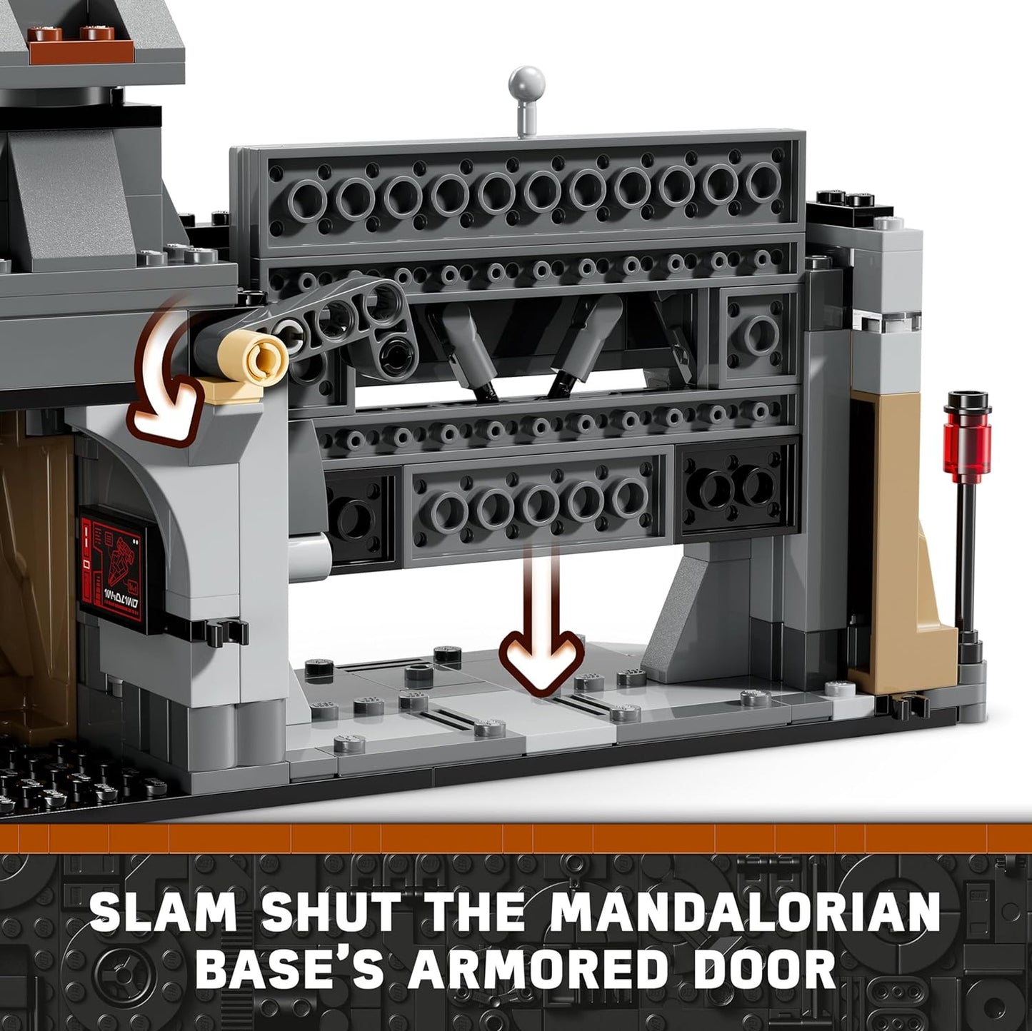 LEGO Star Wars: The Mandalorian Paz Vizsla e Moff Gideon Battle, brinquedo de construção colecionável para crianças, com minifiguras de 4 personagens, ideia criativa de presente para meninos e meninas de 7 anos ou mais 75386